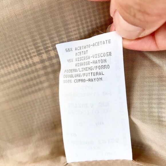 Vintage Emporio Armani plaid lined blazer size S - Picture 9 of 10